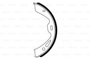 Bosch Σετ Σιαγόνων φρένων, Χειρόφρενο - 0 986 487 920