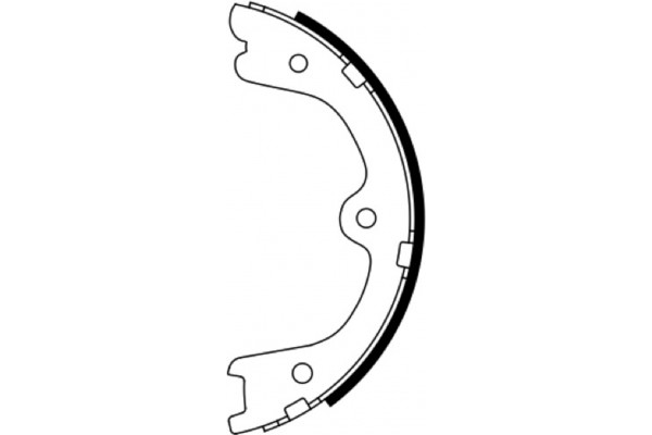 Bosch Σετ Σιαγόνων φρένων, Χειρόφρενο - 0 986 487 929