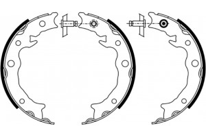 Bosch Σετ Σιαγόνων φρένων, Χειρόφρενο - 0 986 487 933