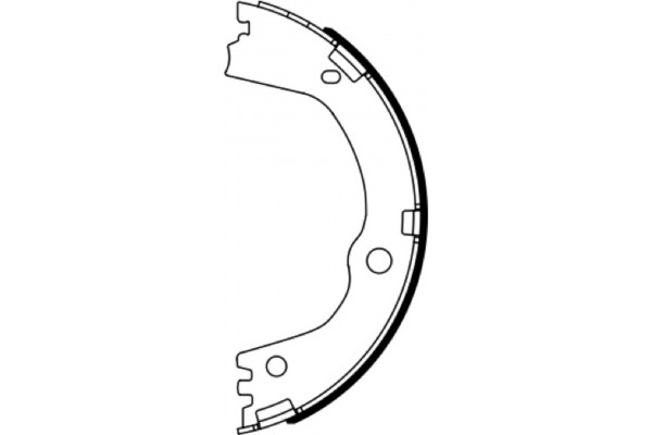 Bosch Σετ Σιαγόνων φρένων, Χειρόφρενο - 0 986 487 947