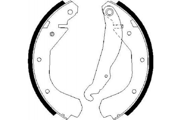 Bosch Σετ Σιαγόνων Φρένων - 0 986 487 199