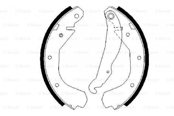 Bosch Σετ Σιαγόνων Φρένων - 0 986 487 199
