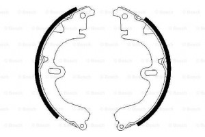 Bosch Σετ Σιαγόνων Φρένων - 0 986 487 203