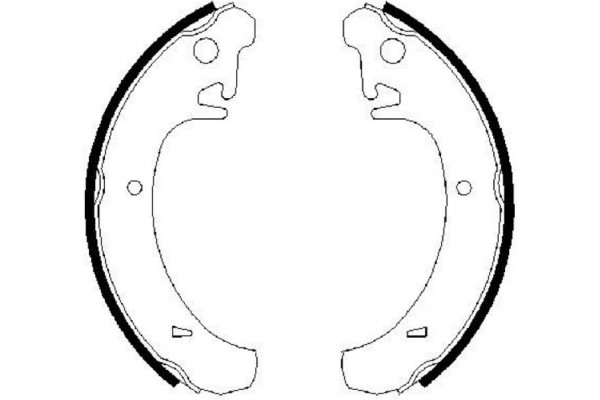 Bosch Σετ Σιαγόνων Φρένων - 0 986 487 219