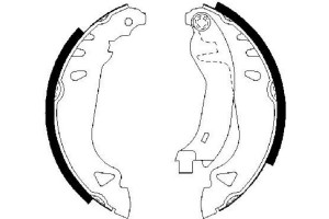 Bosch Σετ Σιαγόνων Φρένων - 0 986 487 250