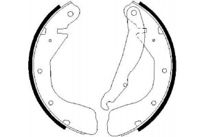 Bosch Σετ Σιαγόνων Φρένων - 0 986 487 263