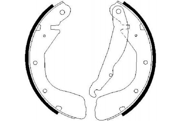 Bosch Σετ Σιαγόνων Φρένων - 0 986 487 263