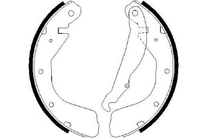 Bosch Σετ Σιαγόνων Φρένων - 0 986 487 264