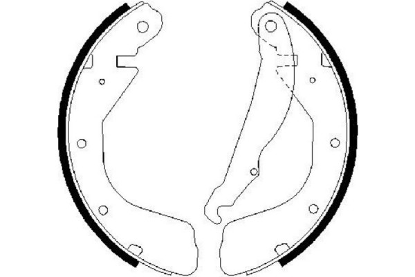 Bosch Σετ Σιαγόνων Φρένων - 0 986 487 264