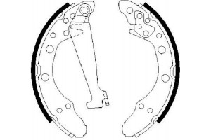 Bosch Σετ Σιαγόνων Φρένων - 0 986 487 270