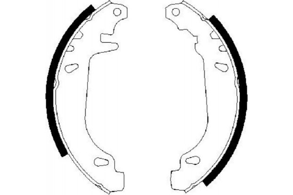 Bosch Σετ Σιαγόνων Φρένων - 0 986 487 272