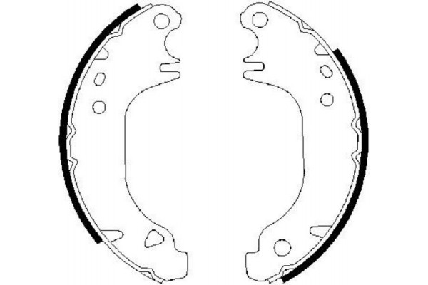 Bosch Σετ Σιαγόνων Φρένων - 0 986 487 274