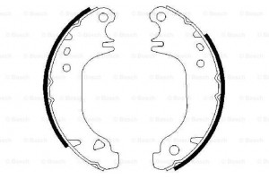 Bosch Σετ Σιαγόνων Φρένων - 0 986 487 274