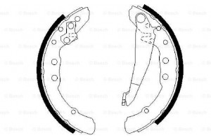 Bosch Σετ Σιαγόνων Φρένων - 0 986 487 281