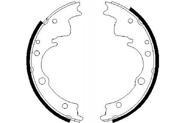 Bosch Σετ Σιαγόνων Φρένων - 0 986 487 287