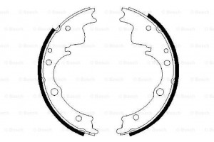 Bosch Σετ Σιαγόνων Φρένων - 0 986 487 287