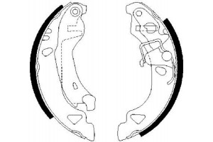 Bosch Σετ Σιαγόνων Φρένων - 0 986 487 317