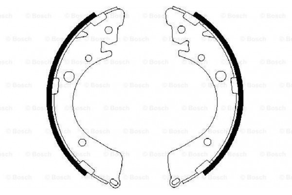 Bosch Σετ Σιαγόνων Φρένων - 0 986 487 323