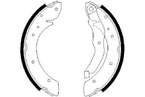 Bosch Σετ Σιαγόνων Φρένων - 0 986 487 327