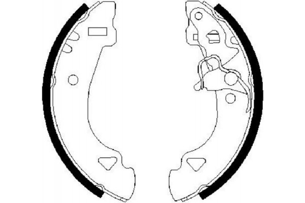 Bosch Σετ Σιαγόνων Φρένων - 0 986 487 331