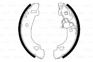 Bosch Σετ Σιαγόνων Φρένων - 0 986 487 331