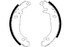 Bosch Σετ Σιαγόνων Φρένων - 0 986 487 346