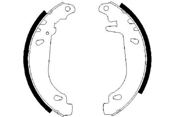 Bosch Σετ Σιαγόνων Φρένων - 0 986 487 346