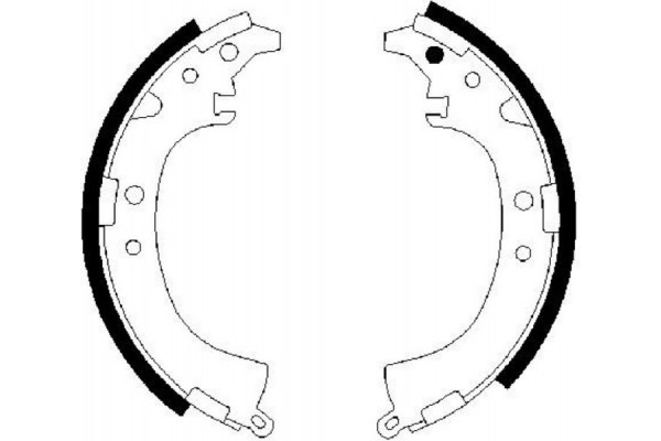 Bosch Σετ Σιαγόνων Φρένων - 0 986 487 424