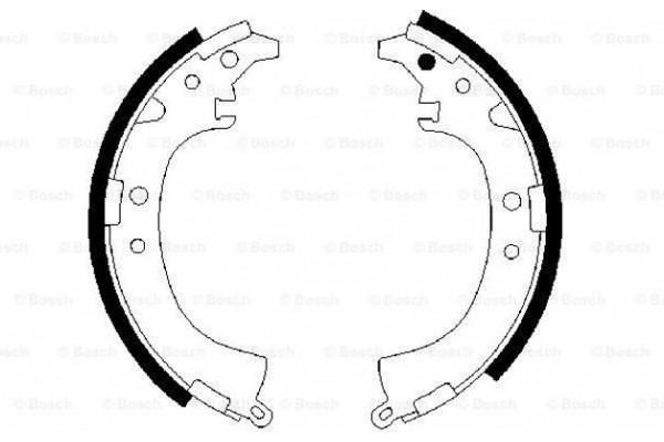 Bosch Σετ Σιαγόνων Φρένων - 0 986 487 424