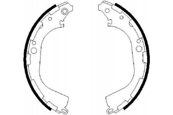 Bosch Σετ Σιαγόνων Φρένων - 0 986 487 464