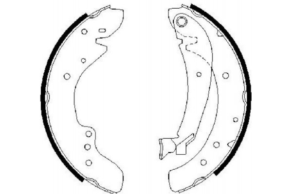 Bosch Σετ Σιαγόνων Φρένων - 0 986 487 521