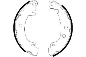 Bosch Σετ Σιαγόνων Φρένων - 0 986 487 550