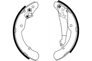 Bosch Σετ Σιαγόνων Φρένων - 0 986 487 555