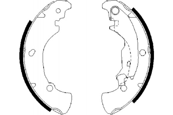 Bosch Σετ Σιαγόνων Φρένων - 0 986 487 560 Bosch Σετ Σιαγόνων Φρένων - 0 986 487 560