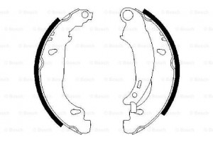 Bosch Σετ Σιαγόνων Φρένων - 0 986 487 568