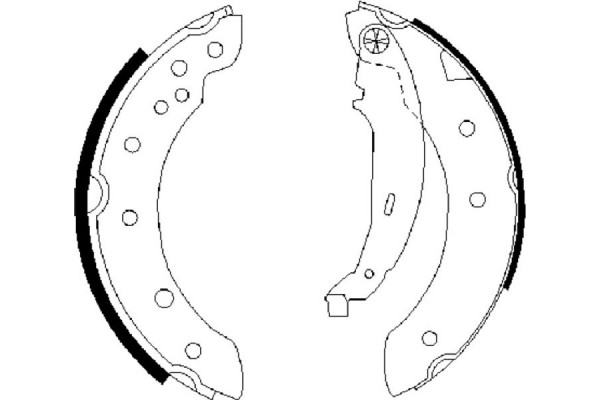 Bosch Σετ Σιαγόνων Φρένων - 0 986 487 585