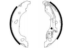 Bosch Σετ Σιαγόνων Φρένων - 0 986 487 596