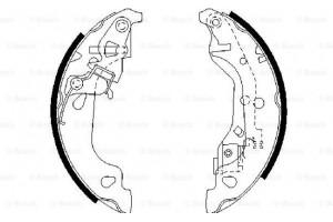 Bosch Σετ Σιαγόνων Φρένων - 0 986 487 597