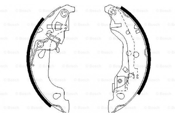 Bosch Σετ Σιαγόνων Φρένων - 0 986 487 597