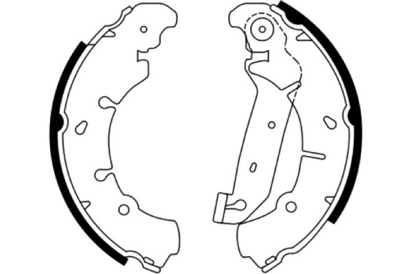 Bosch Σετ Σιαγόνων Φρένων - 0 986 487 599