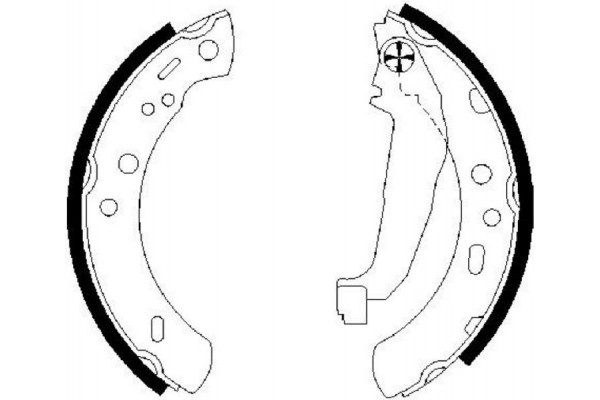 Bosch Σετ Σιαγόνων Φρένων - 0 986 487 604 Bosch Σετ Σιαγόνων Φρένων - 0 986 487 604