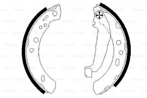 Bosch Σετ Σιαγόνων Φρένων - 0 986 487 604