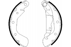 Bosch Σετ Σιαγόνων Φρένων - 0 986 487 613