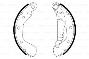 Bosch Σετ Σιαγόνων Φρένων - 0 986 487 613