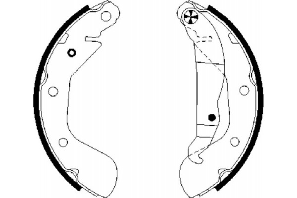 Bosch Σετ Σιαγόνων Φρένων - 0 986 487 614 Bosch Σετ Σιαγόνων Φρένων - 0 986 487 614