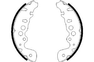 Bosch Σετ Σιαγόνων Φρένων - 0 986 487 616