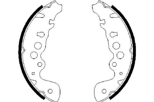 Bosch Σετ Σιαγόνων Φρένων - 0 986 487 616 Bosch Σετ Σιαγόνων Φρένων - 0 986 487 616