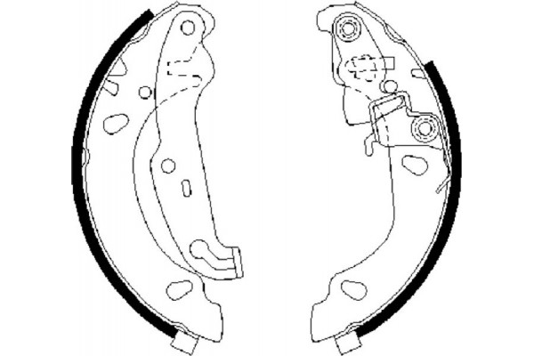 Bosch Σετ Σιαγόνων Φρένων - 0 986 487 624