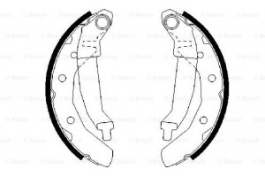 Bosch Σετ Σιαγόνων Φρένων - 0 986 487 628