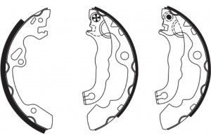 Bosch Σετ Σιαγόνων Φρένων - 0 986 487 633